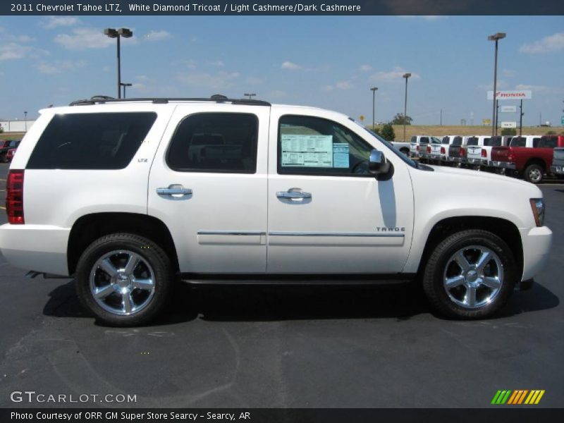 White Diamond Tricoat / Light Cashmere/Dark Cashmere 2011 Chevrolet Tahoe LTZ