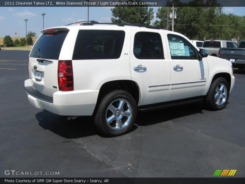 White Diamond Tricoat / Light Cashmere/Dark Cashmere 2011 Chevrolet Tahoe LTZ