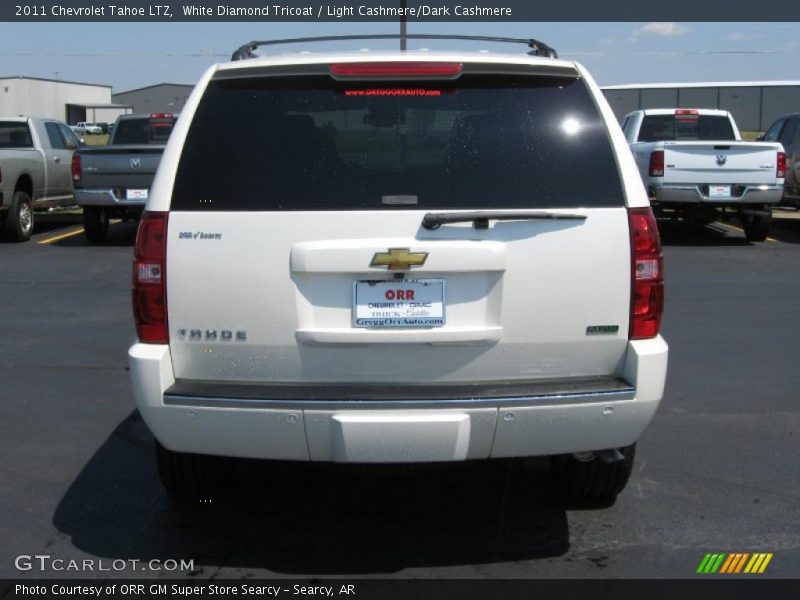 White Diamond Tricoat / Light Cashmere/Dark Cashmere 2011 Chevrolet Tahoe LTZ