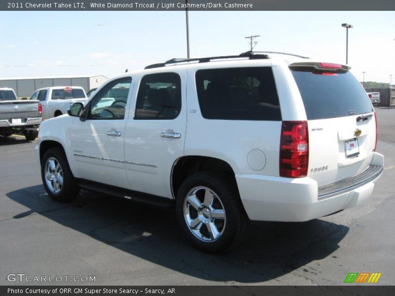 White Diamond Tricoat / Light Cashmere/Dark Cashmere 2011 Chevrolet Tahoe LTZ