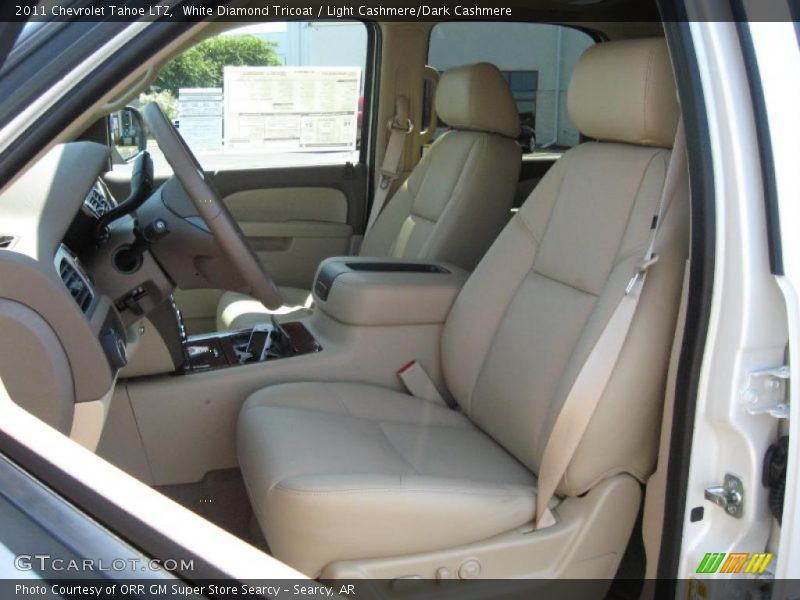White Diamond Tricoat / Light Cashmere/Dark Cashmere 2011 Chevrolet Tahoe LTZ