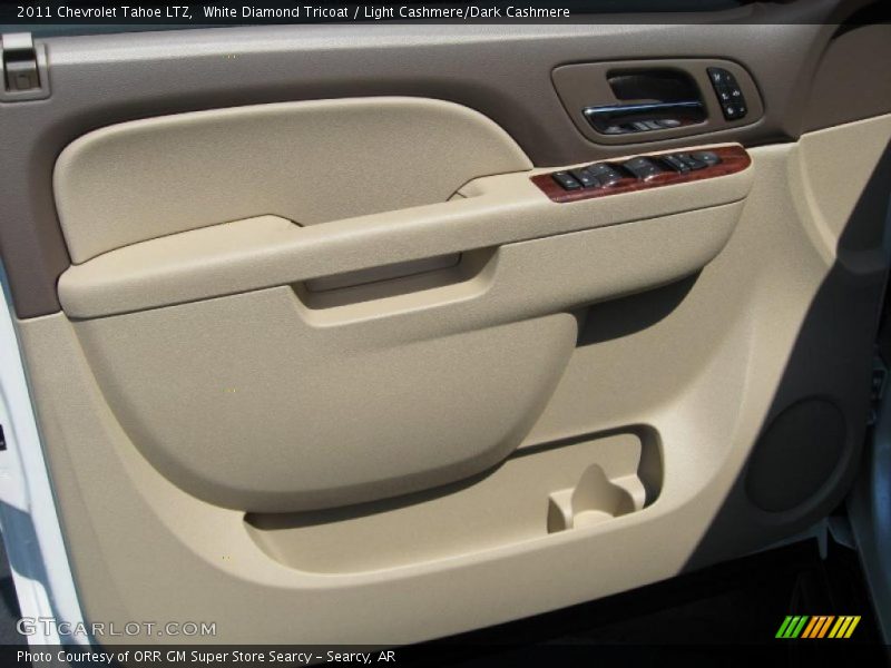 White Diamond Tricoat / Light Cashmere/Dark Cashmere 2011 Chevrolet Tahoe LTZ