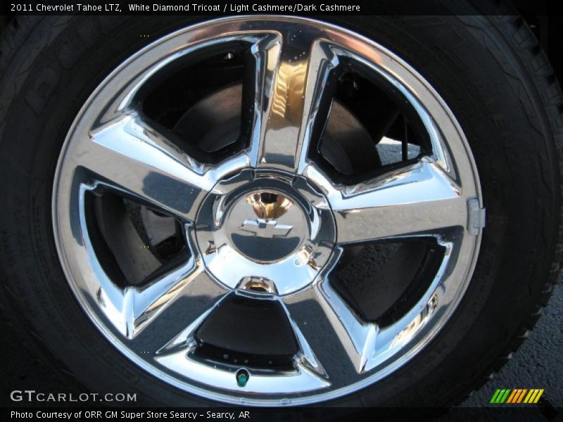 White Diamond Tricoat / Light Cashmere/Dark Cashmere 2011 Chevrolet Tahoe LTZ