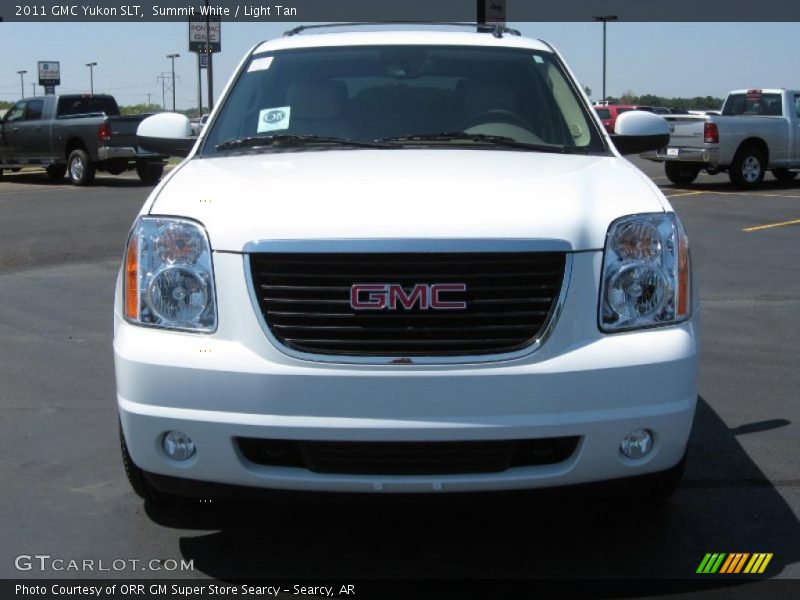 Summit White / Light Tan 2011 GMC Yukon SLT