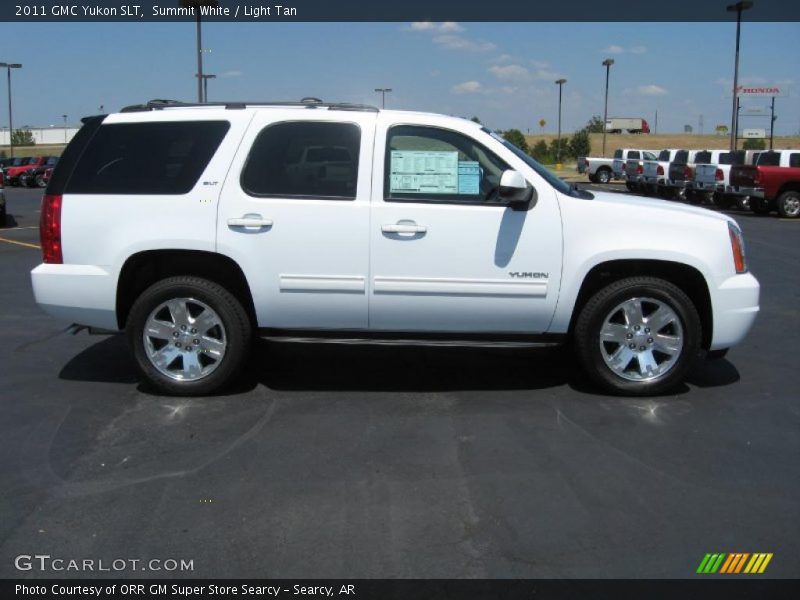 Summit White / Light Tan 2011 GMC Yukon SLT