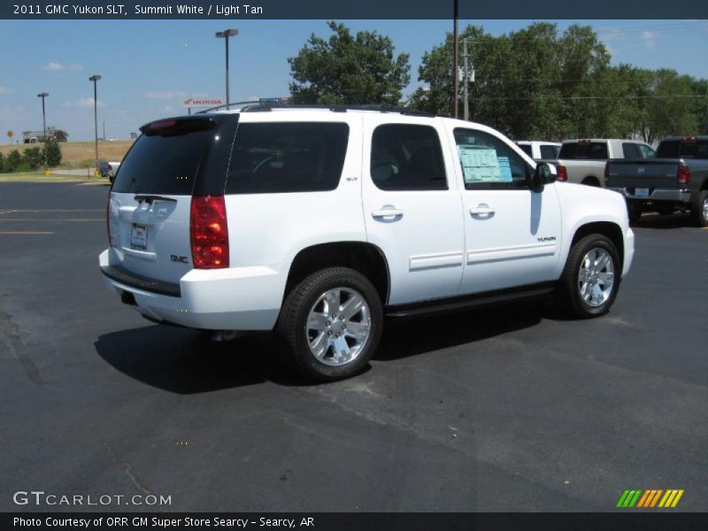 Summit White / Light Tan 2011 GMC Yukon SLT