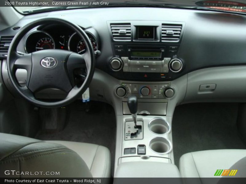Cypress Green Pearl / Ash Gray 2008 Toyota Highlander