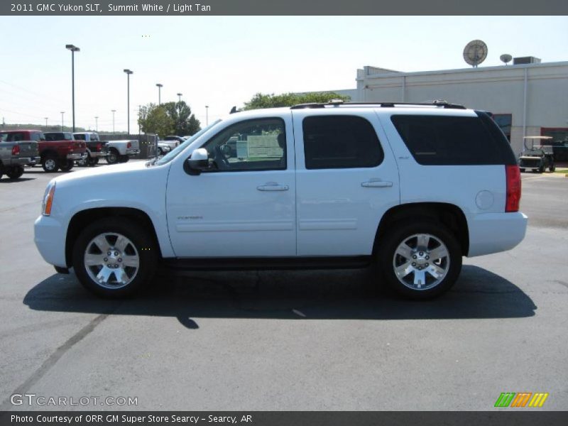 Summit White / Light Tan 2011 GMC Yukon SLT