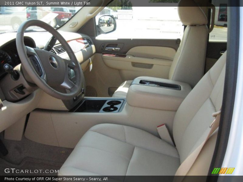Summit White / Light Tan 2011 GMC Yukon SLT