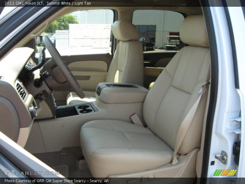 Summit White / Light Tan 2011 GMC Yukon SLT