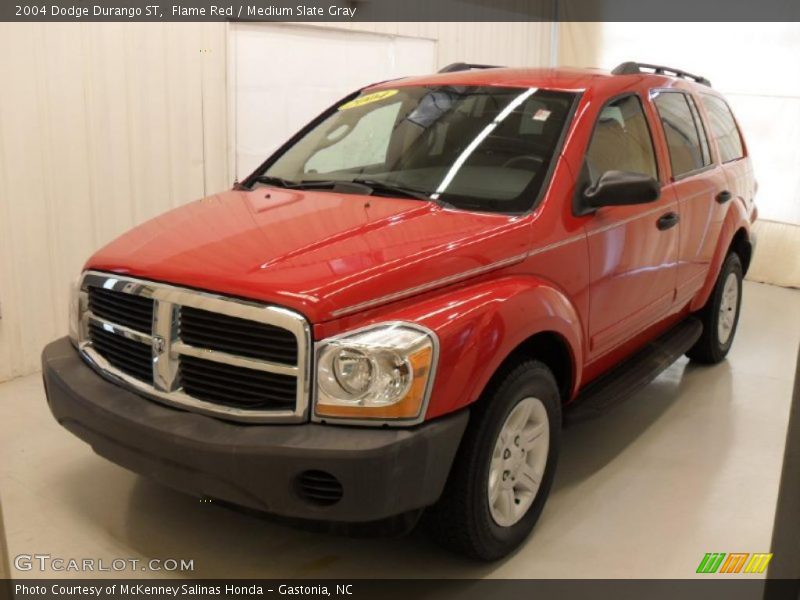 Flame Red / Medium Slate Gray 2004 Dodge Durango ST