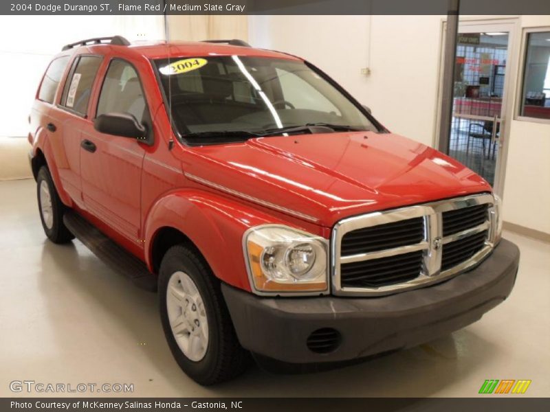 Flame Red / Medium Slate Gray 2004 Dodge Durango ST