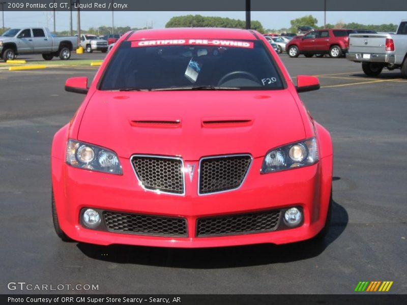 Liquid Red / Onyx 2009 Pontiac G8 GT