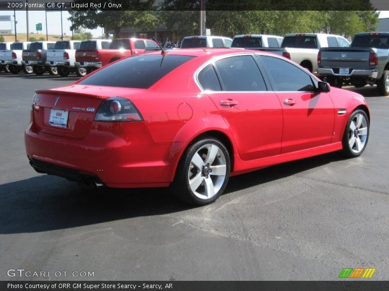 Liquid Red / Onyx 2009 Pontiac G8 GT