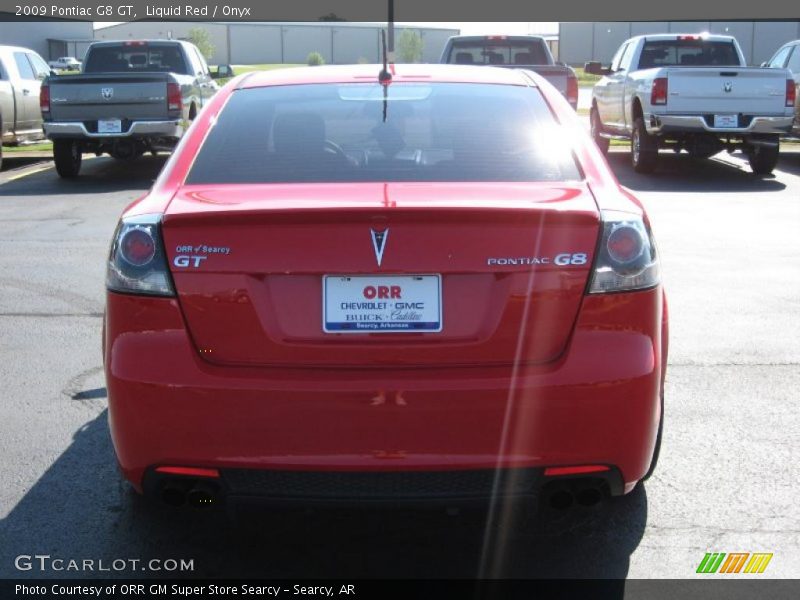 Liquid Red / Onyx 2009 Pontiac G8 GT