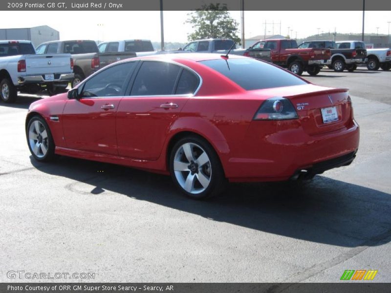 Liquid Red / Onyx 2009 Pontiac G8 GT