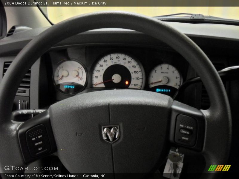 Flame Red / Medium Slate Gray 2004 Dodge Durango ST