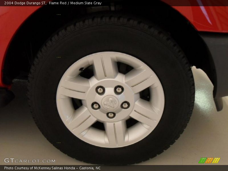 Flame Red / Medium Slate Gray 2004 Dodge Durango ST