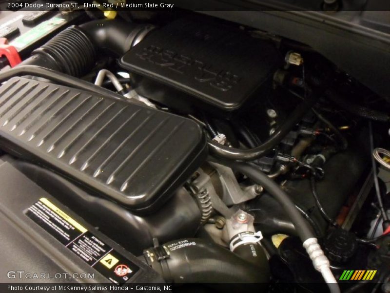 Flame Red / Medium Slate Gray 2004 Dodge Durango ST