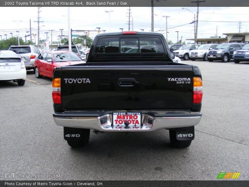 Black Sand Pearl / Oak 2002 Toyota Tacoma V6 TRD Xtracab 4x4