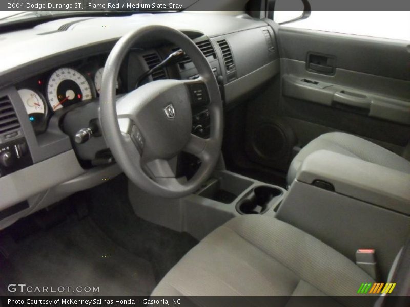 Flame Red / Medium Slate Gray 2004 Dodge Durango ST