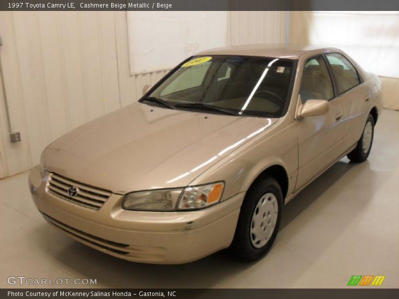 Cashmere Beige Metallic / Beige 1997 Toyota Camry LE