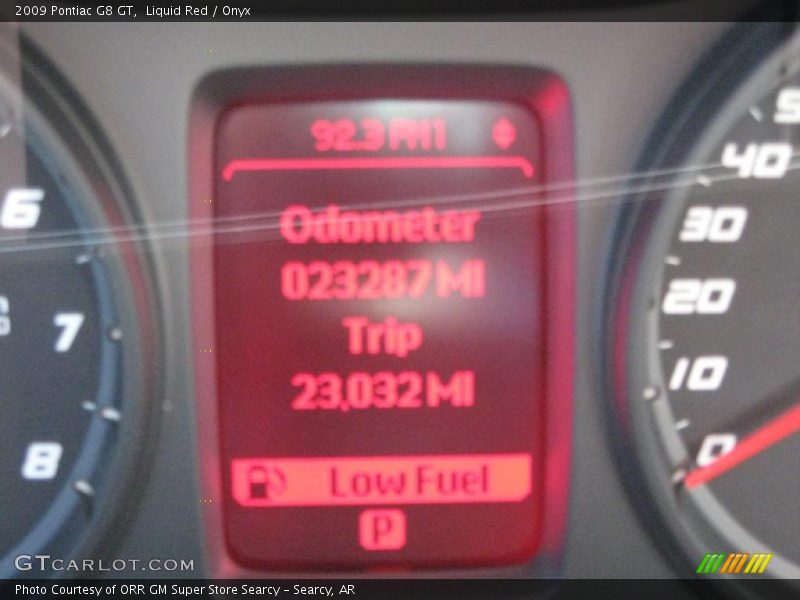 Liquid Red / Onyx 2009 Pontiac G8 GT