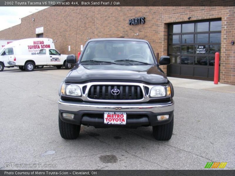 Black Sand Pearl / Oak 2002 Toyota Tacoma V6 TRD Xtracab 4x4