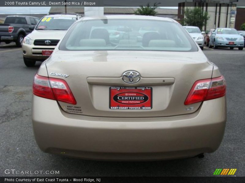 Desert Sand Mica / Bisque 2008 Toyota Camry LE
