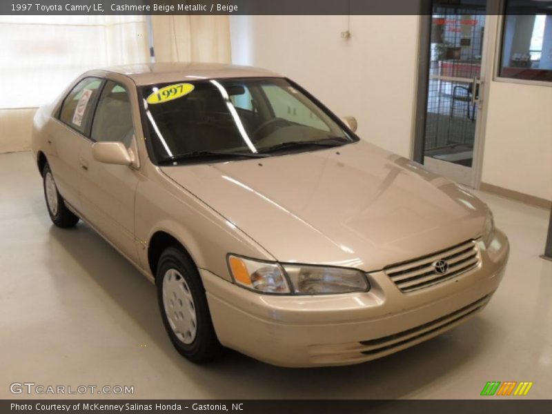 Cashmere Beige Metallic / Beige 1997 Toyota Camry LE