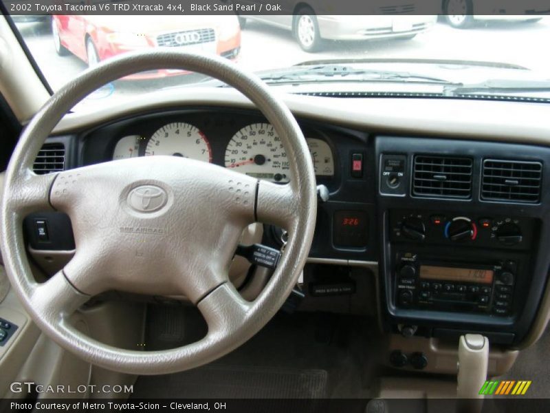 Black Sand Pearl / Oak 2002 Toyota Tacoma V6 TRD Xtracab 4x4