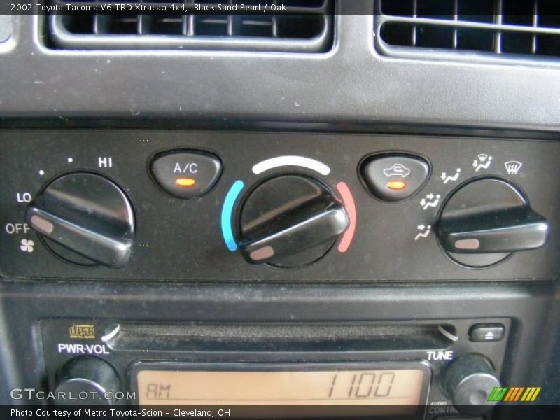 Black Sand Pearl / Oak 2002 Toyota Tacoma V6 TRD Xtracab 4x4