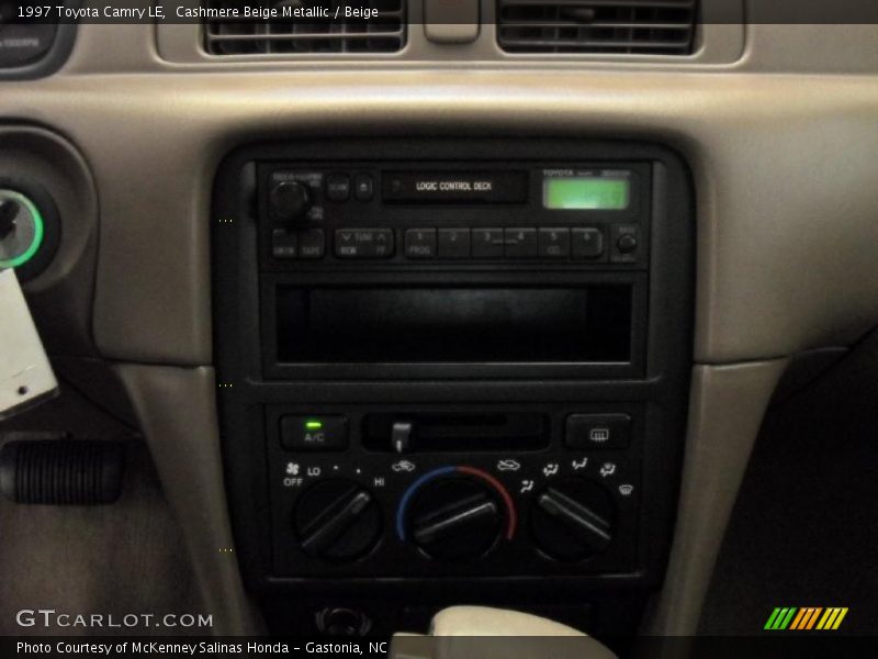 Cashmere Beige Metallic / Beige 1997 Toyota Camry LE