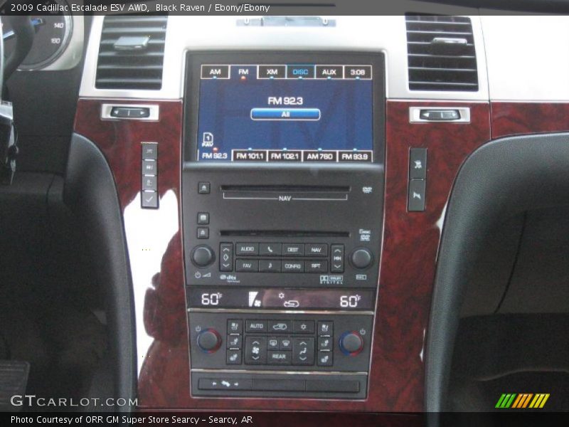 Black Raven / Ebony/Ebony 2009 Cadillac Escalade ESV AWD