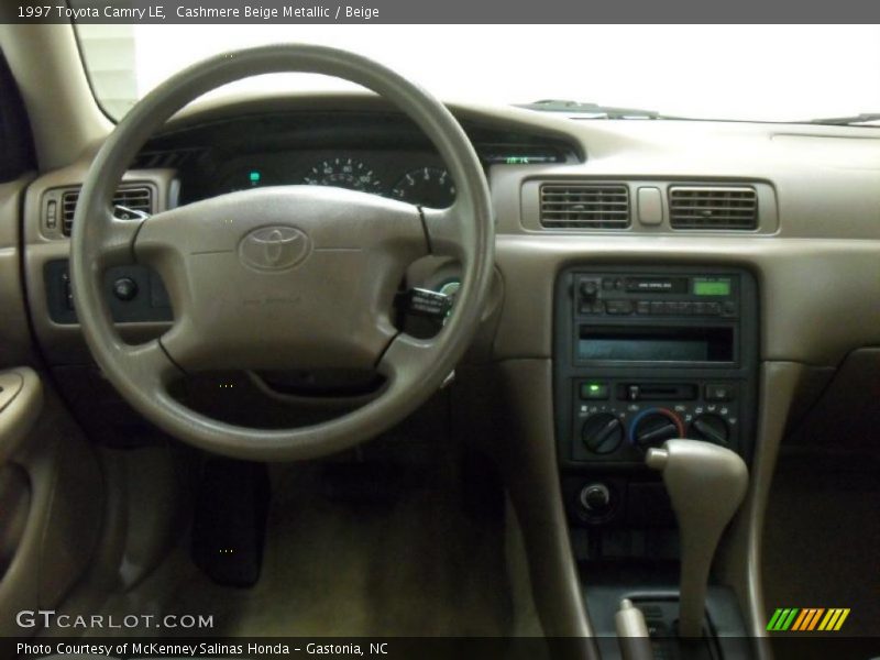 Cashmere Beige Metallic / Beige 1997 Toyota Camry LE