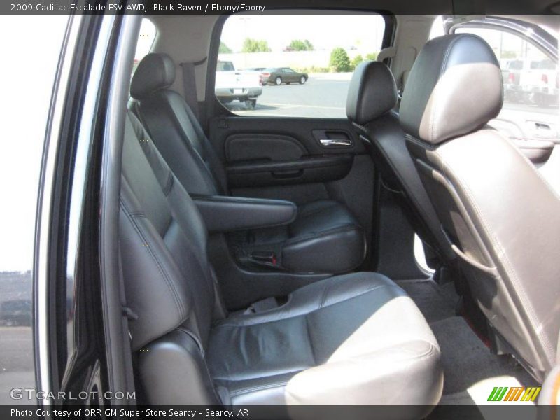 Black Raven / Ebony/Ebony 2009 Cadillac Escalade ESV AWD