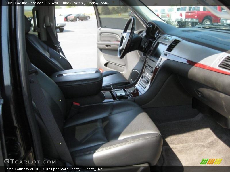 Black Raven / Ebony/Ebony 2009 Cadillac Escalade ESV AWD