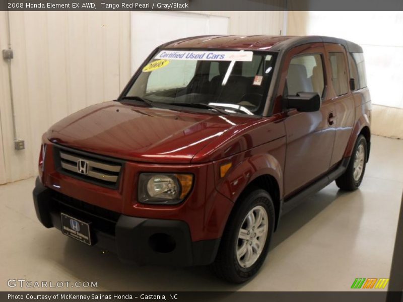 Tango Red Pearl / Gray/Black 2008 Honda Element EX AWD