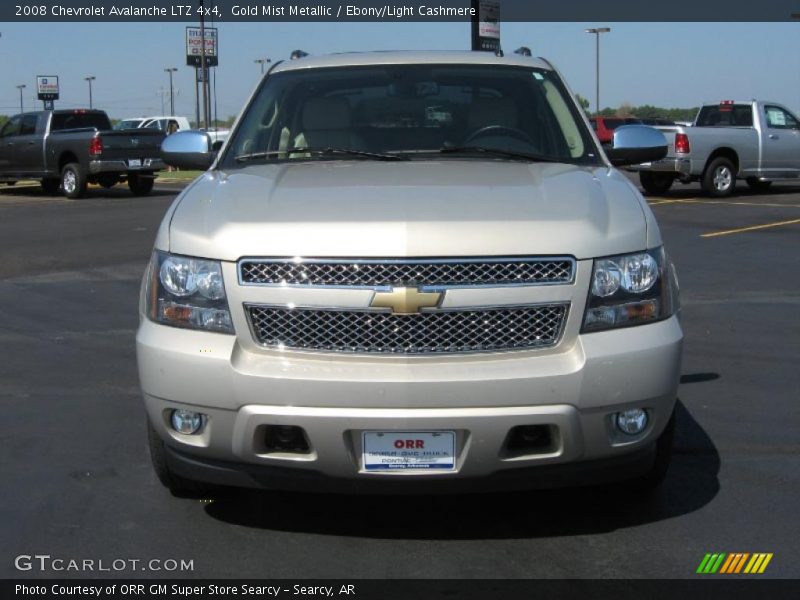Gold Mist Metallic / Ebony/Light Cashmere 2008 Chevrolet Avalanche LTZ 4x4