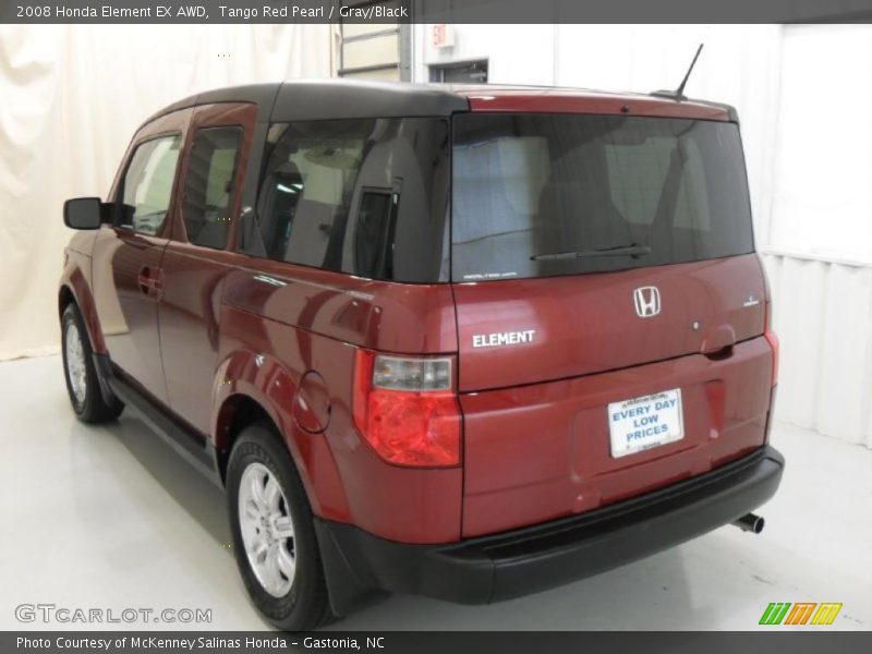 Tango Red Pearl / Gray/Black 2008 Honda Element EX AWD