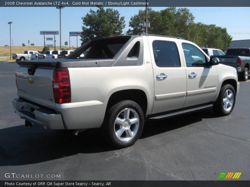 Gold Mist Metallic / Ebony/Light Cashmere 2008 Chevrolet Avalanche LTZ 4x4