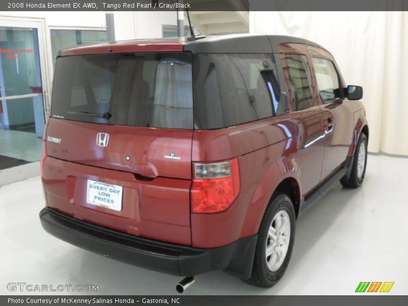 Tango Red Pearl / Gray/Black 2008 Honda Element EX AWD