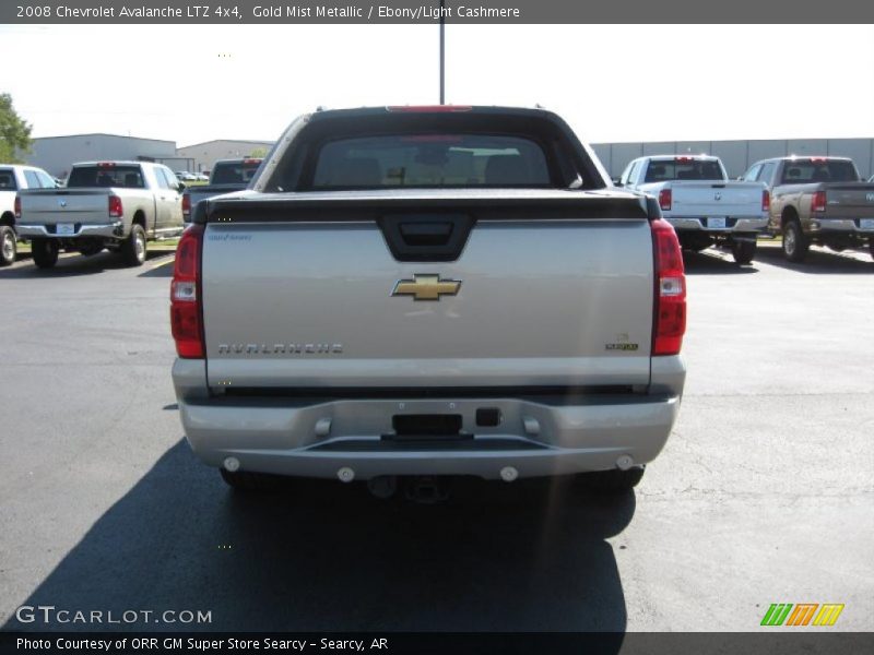 Gold Mist Metallic / Ebony/Light Cashmere 2008 Chevrolet Avalanche LTZ 4x4