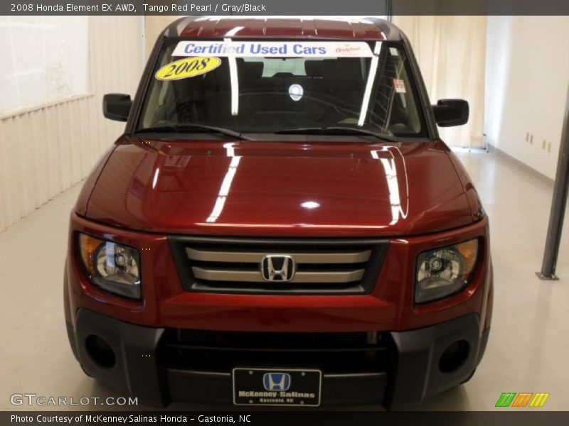 Tango Red Pearl / Gray/Black 2008 Honda Element EX AWD