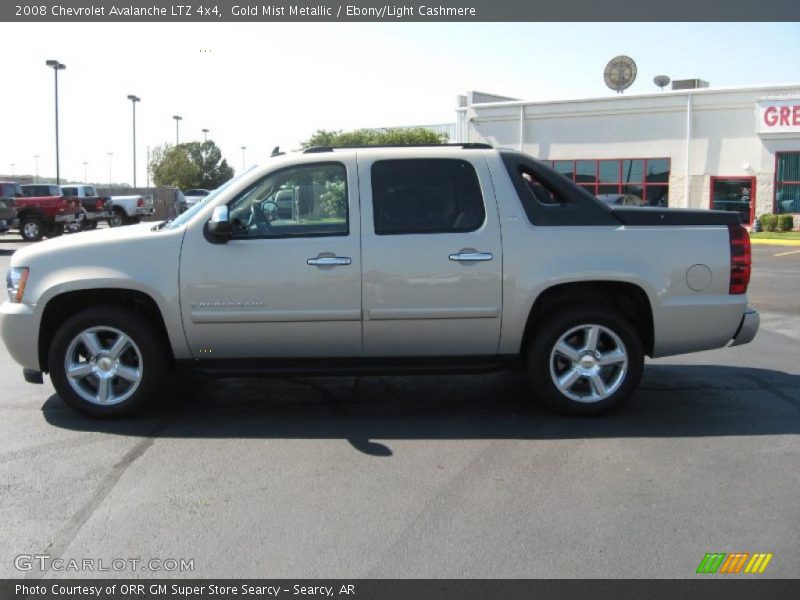 Gold Mist Metallic / Ebony/Light Cashmere 2008 Chevrolet Avalanche LTZ 4x4