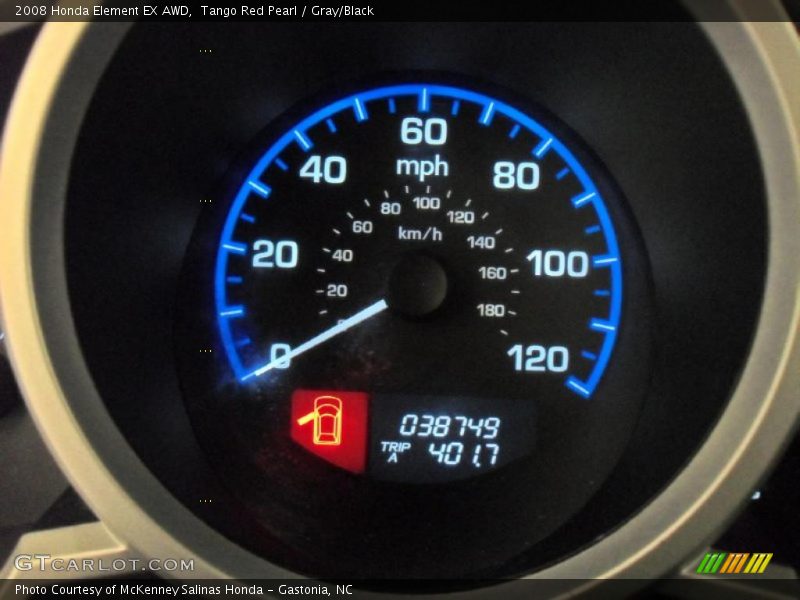 Tango Red Pearl / Gray/Black 2008 Honda Element EX AWD