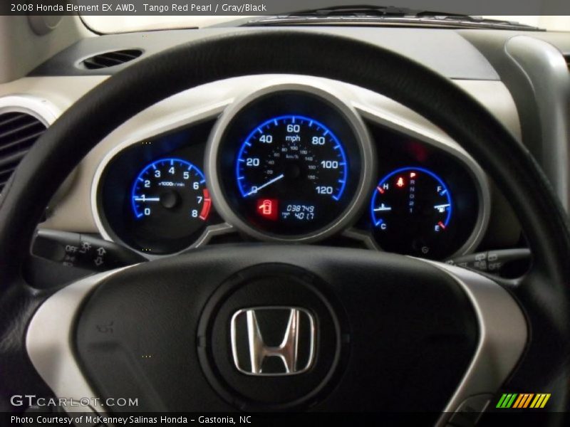 Tango Red Pearl / Gray/Black 2008 Honda Element EX AWD