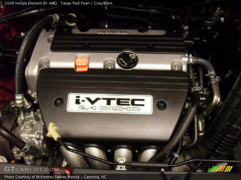 Tango Red Pearl / Gray/Black 2008 Honda Element EX AWD