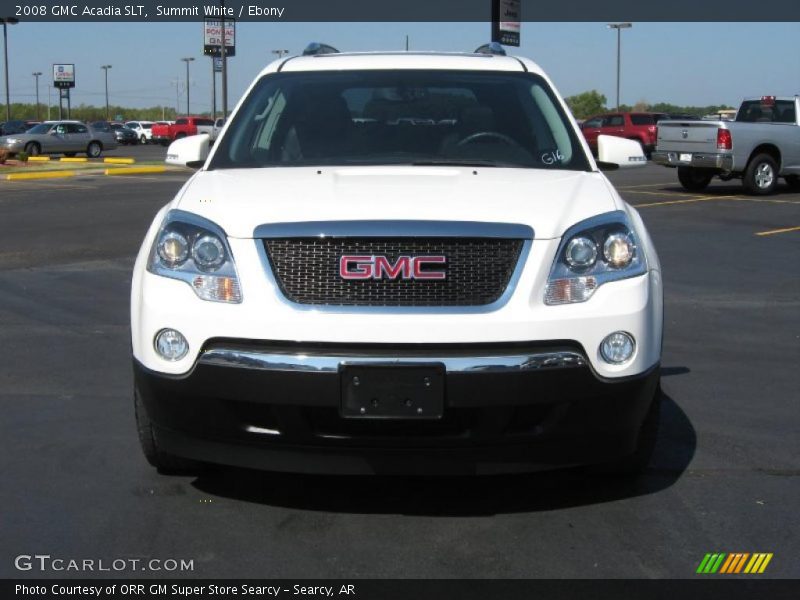 Summit White / Ebony 2008 GMC Acadia SLT