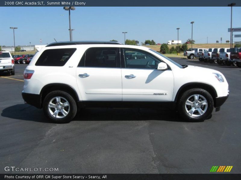 Summit White / Ebony 2008 GMC Acadia SLT